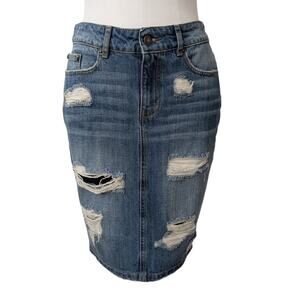 The Kooples Denim Skirt